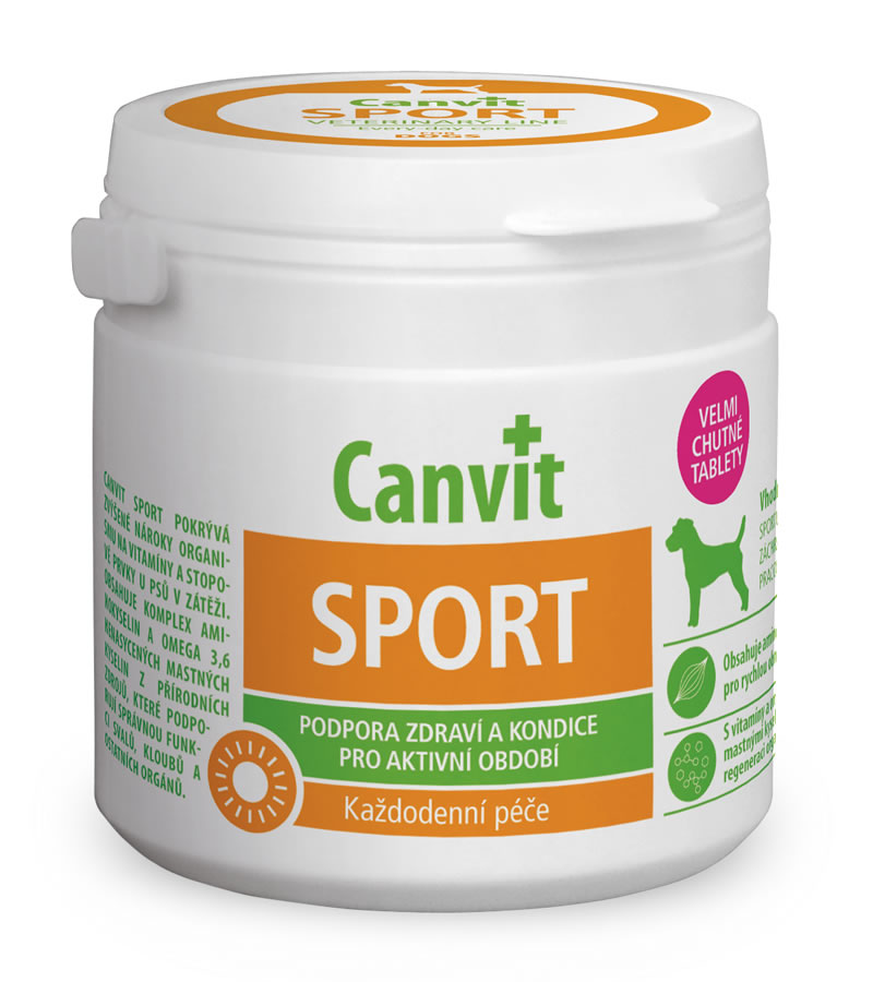 Canvit Sport pro psy ochucený 100g