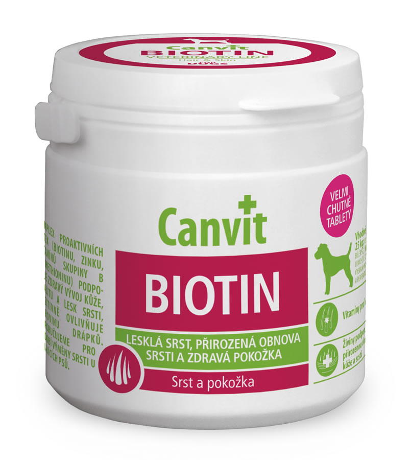 Canvit Biotin pro psy ochucený 230g
