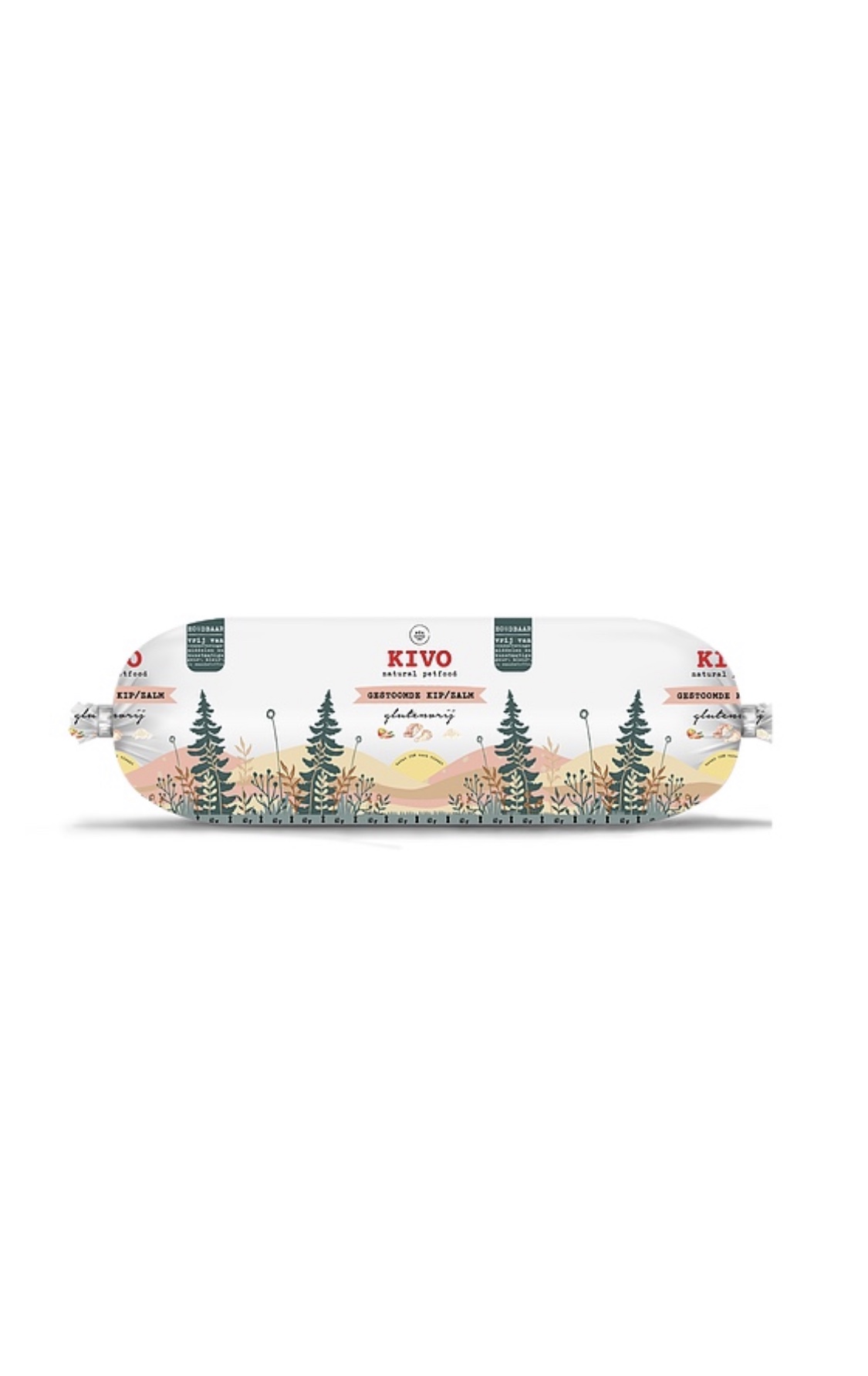 Dušené kuře a losos 600g