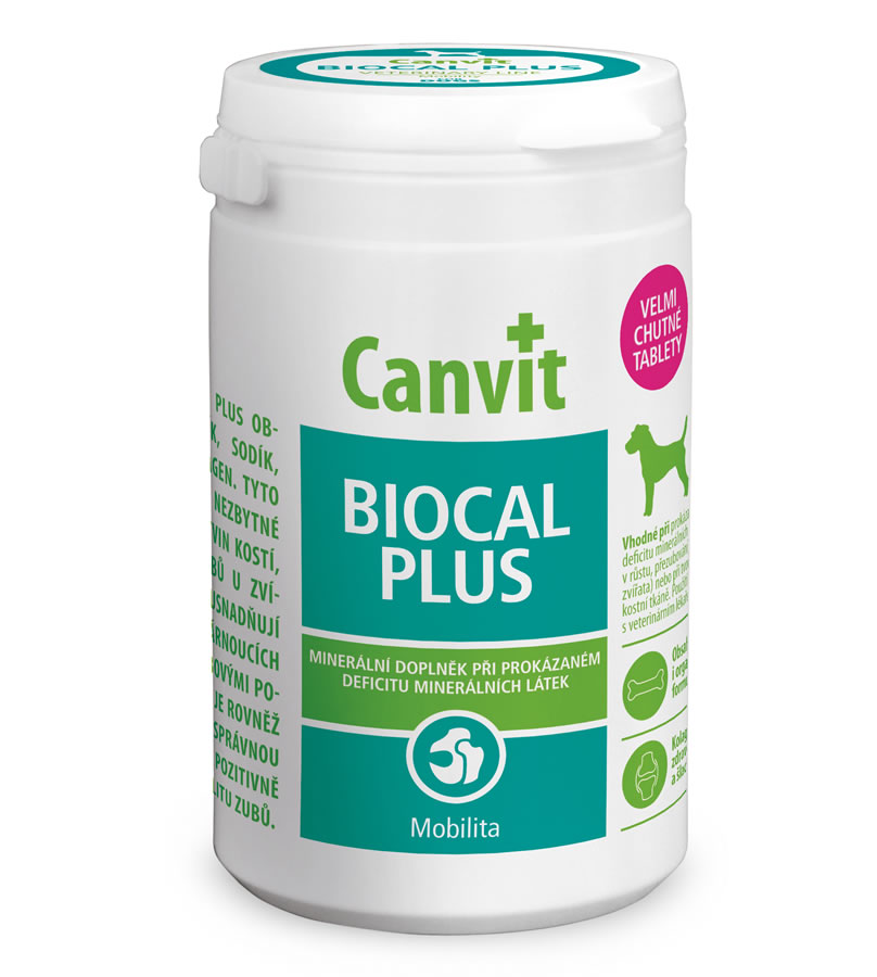 Canvit Biocal Plus pro psy ochucený 230g