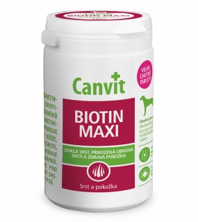 Canvit Biotin Maxi pro psy ochucený 230g